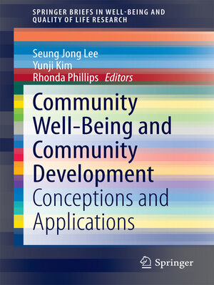cover image of Community Well-Being and Community Development